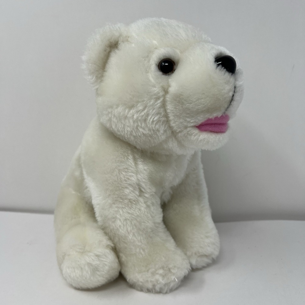 Barbie Polar Bear Plush 8" Stuffed Animal White Soft Toy 2008 Mattel Collectible - Picture 3 of 12